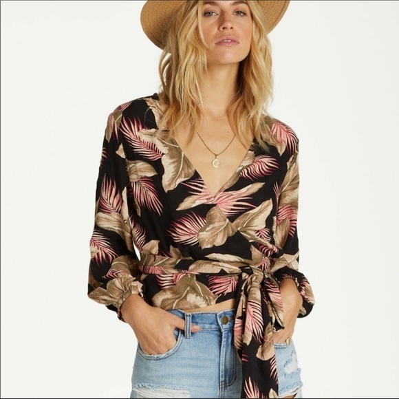 Billabong Tops - Billabong Love Wrapped Top